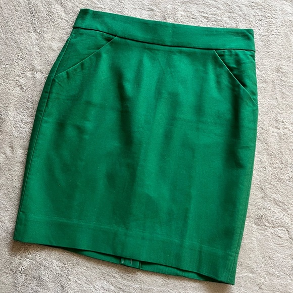 J. Crew Cotton Pencil Skirt - Picture 5 of 14